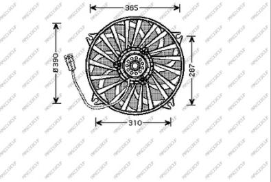 Prasco CI424F001 - Ventilators, Motora dzesēšanas sistēma www.autospares.lv