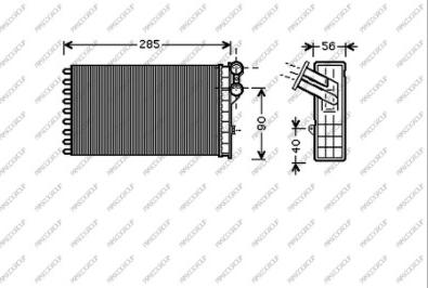 Prasco CI424H001 - Siltummainis, Salona apsilde www.autospares.lv