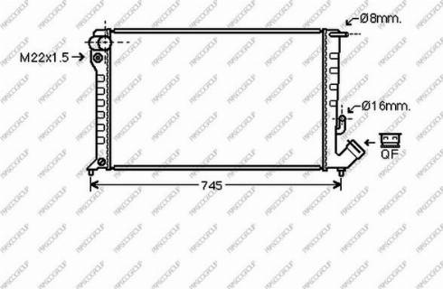 Prasco CI420R010 - Radiators, Motora dzesēšanas sistēma www.autospares.lv