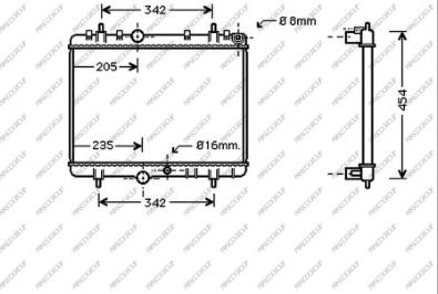 Prasco CI422R021 - Radiators, Motora dzesēšanas sistēma www.autospares.lv