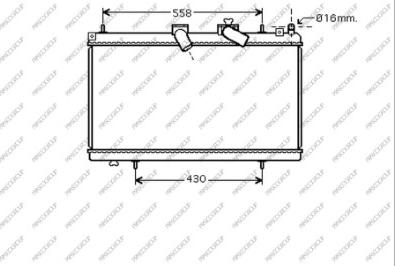 Prasco CI523R007 - Radiators, Motora dzesēšanas sistēma www.autospares.lv