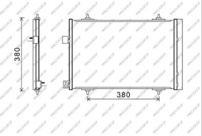 Prasco CI522C001 - Kondensators, Gaisa kond. sistēma www.autospares.lv