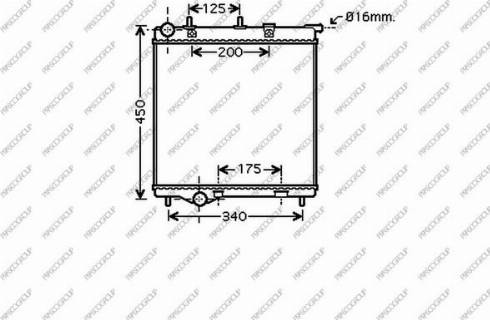 Prasco CI304R005 - Radiators, Motora dzesēšanas sistēma www.autospares.lv