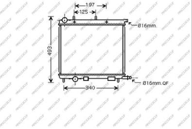 Prasco CI304R001 - Radiators, Motora dzesēšanas sistēma www.autospares.lv