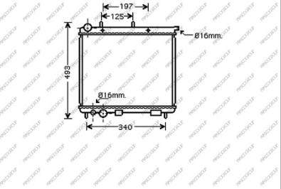 Prasco CI320R009 - Radiators, Motora dzesēšanas sistēma www.autospares.lv