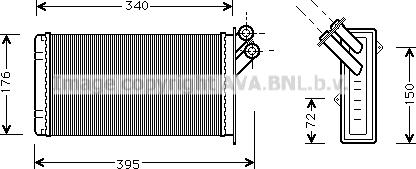 Prasco CN6129 - Siltummainis, Salona apsilde www.autospares.lv