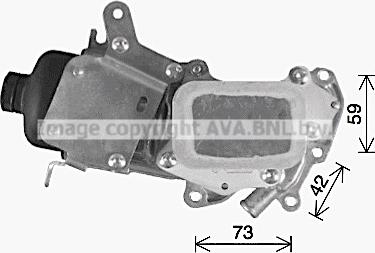 Prasco CN3309H - Eļļas radiators, Motoreļļa autospares.lv