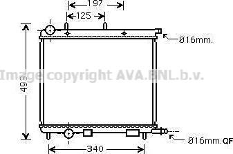 Prasco CN2188 - Radiators, Motora dzesēšanas sistēma www.autospares.lv