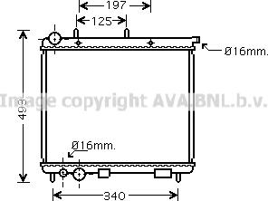 Prasco CN2187 - Radiators, Motora dzesēšanas sistēma www.autospares.lv