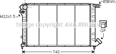 Prasco CN2138 - Radiators, Motora dzesēšanas sistēma www.autospares.lv