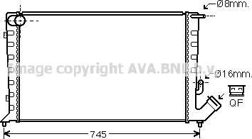 Prasco CN2211 - Radiators, Motora dzesēšanas sistēma www.autospares.lv