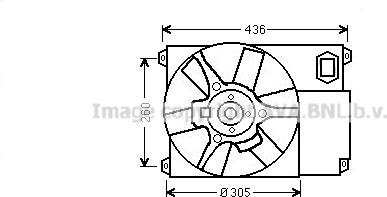 Prasco CN7541 - Ventilators, Motora dzesēšanas sistēma www.autospares.lv