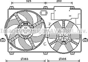 Prasco CN7554 - Ventilators, Motora dzesēšanas sistēma www.autospares.lv