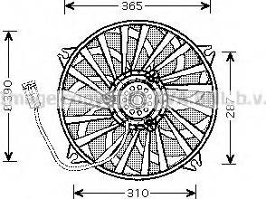 Prasco CN7535 - Ventilators, Motora dzesēšanas sistēma www.autospares.lv