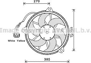 Prasco CN7536 - Ventilators, Motora dzesēšanas sistēma www.autospares.lv