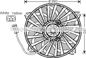 Prasco CN7526 - Ventilators, Motora dzesēšanas sistēma www.autospares.lv