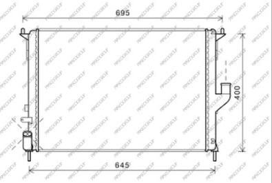 Prasco DA220R005 - Radiators, Motora dzesēšanas sistēma www.autospares.lv