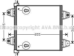 Prasco DF5034 - Kondensators, Gaisa kond. sistēma www.autospares.lv