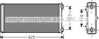 Prasco DF6037 - Siltummainis, Salona apsilde www.autospares.lv