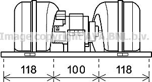 Prasco DF8070 - Elektromotors, Salona ventilācija www.autospares.lv