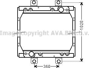 Prasco DF2044 - Radiators, Motora dzesēšanas sistēma www.autospares.lv