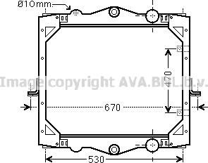 Prasco DF2040 - Radiators, Motora dzesēšanas sistēma www.autospares.lv