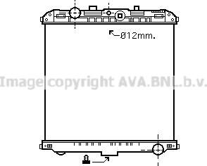 Prasco DF2035N - Radiators, Motora dzesēšanas sistēma www.autospares.lv