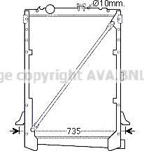 Prasco DF2031 - Radiators, Motora dzesēšanas sistēma www.autospares.lv