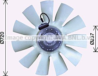 Prasco DFF059 - Ventilators, Motora dzesēšanas sistēma www.autospares.lv