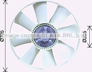 Prasco DFF084 - Ventilators, Motora dzesēšanas sistēma www.autospares.lv