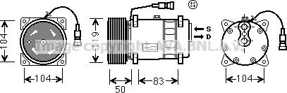 Prasco DFK038 - Kompresors, Gaisa kond. sistēma www.autospares.lv