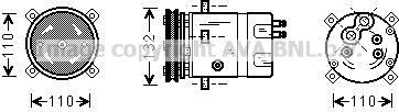 Prasco DWAK019 - Kompresors, Gaisa kond. sistēma www.autospares.lv