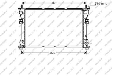 Prasco FD910R003 - Radiators, Motora dzesēšanas sistēma www.autospares.lv