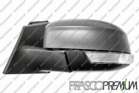 Prasco FD4287314P - Ārējais atpakaļskata spogulis www.autospares.lv