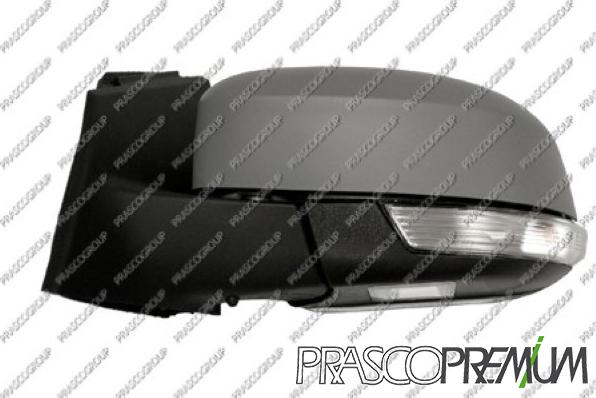 Prasco FD4287334P - Ārējais atpakaļskata spogulis www.autospares.lv