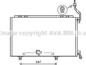 Prasco FD5606 - Kondensators, Gaisa kond. sistēma www.autospares.lv