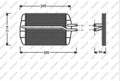 Prasco FD006H001 - Siltummainis, Salona apsilde www.autospares.lv