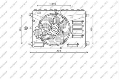 Prasco FD079F001 - Ventilators, Motora dzesēšanas sistēma www.autospares.lv