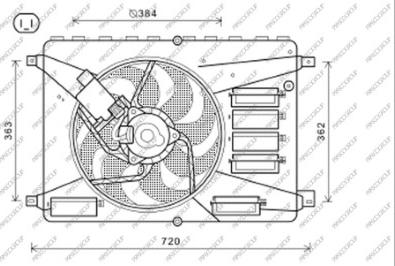 Prasco FD079F002 - Ventilators, Motora dzesēšanas sistēma www.autospares.lv