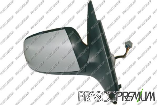 Prasco FD1097363P - Ārējais atpakaļskata spogulis www.autospares.lv