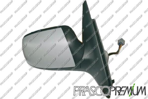 Prasco FD1097313P - Ārējais atpakaļskata spogulis www.autospares.lv