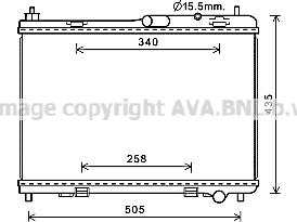 Prasco FD2605 - Radiators, Motora dzesēšanas sistēma www.autospares.lv