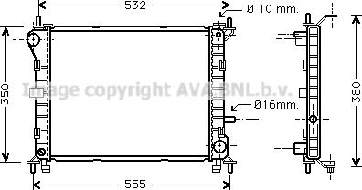 Prasco FD2263 - Radiators, Motora dzesēšanas sistēma www.autospares.lv