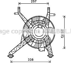 Prasco FD7558 - Ventilators, Motora dzesēšanas sistēma www.autospares.lv