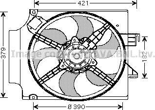 Prasco FD7513 - Ventilators, Motora dzesēšanas sistēma www.autospares.lv