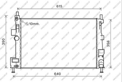 Prasco FD719R004 - Radiators, Motora dzesēšanas sistēma www.autospares.lv