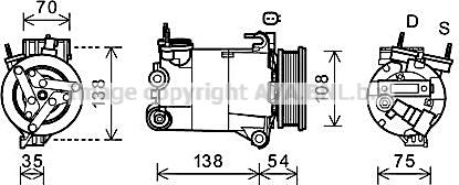 Prasco FDAK478 - Kompresors, Gaisa kond. sistēma www.autospares.lv