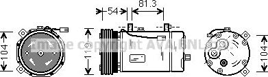 Prasco FDAK306 - Kompresors, Gaisa kond. sistēma www.autospares.lv