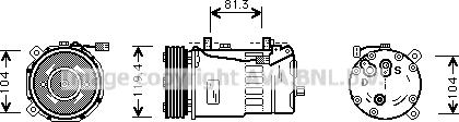 Prasco FDAK321 - Kompresors, Gaisa kond. sistēma www.autospares.lv