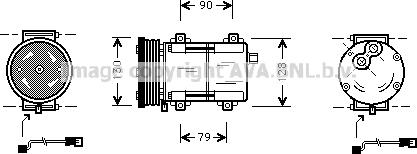 Prasco FDAK284 - Kompresors, Gaisa kond. sistēma www.autospares.lv